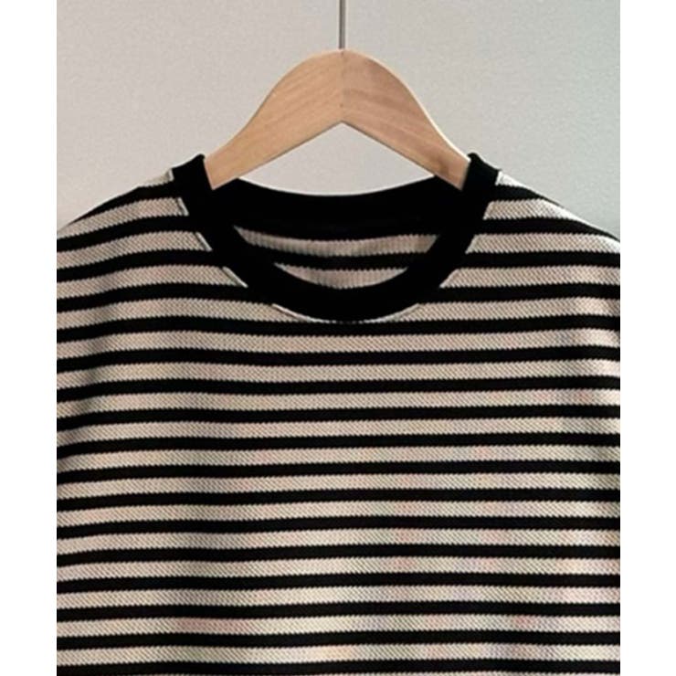 【aimoha MEN】ボーダークルーネックTシャツ | aimoha men | 詳細画像4 