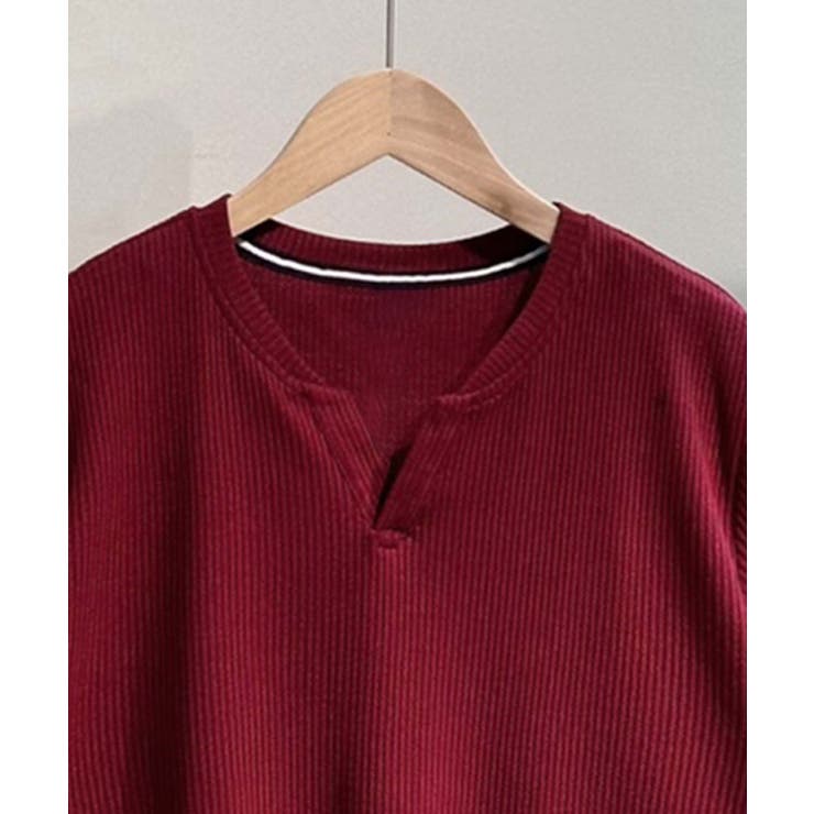 【aimoha MEN】スリットネックTシャツ | aimoha men | 詳細画像7 