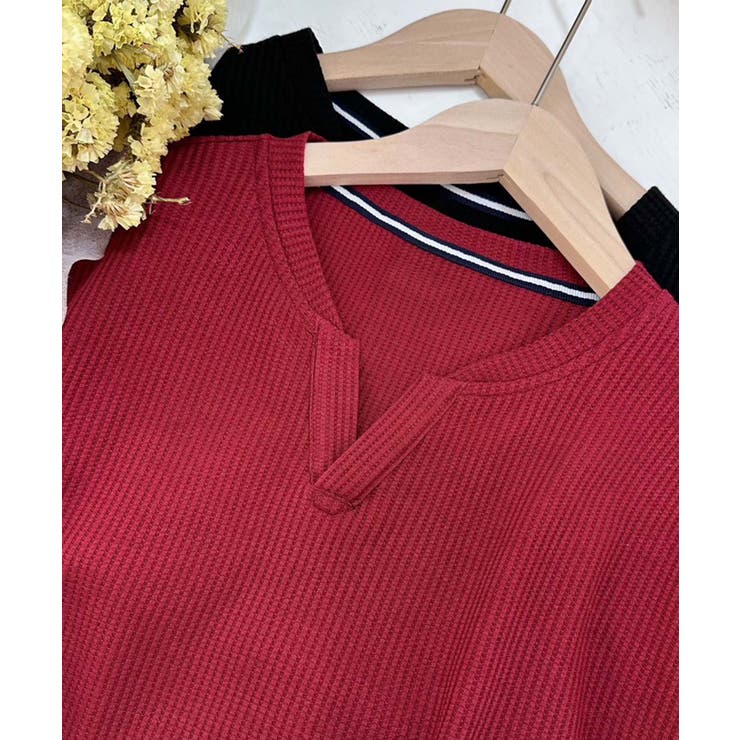 【aimoha MEN】スリットネックTシャツ | aimoha men | 詳細画像10 