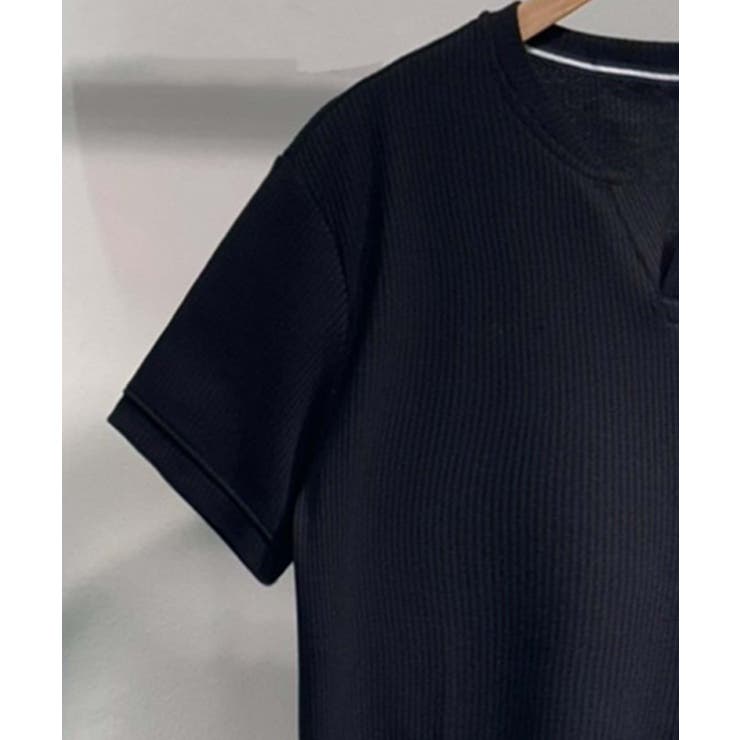 【aimoha MEN】スリットネックTシャツ | aimoha men | 詳細画像3 