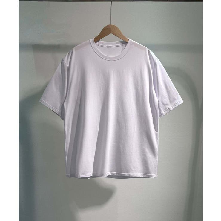 ホワイト | 【aimoha MEN】ベーシックモダールTシャツ | aimoha men