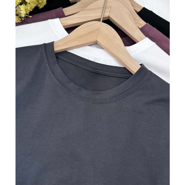 【aimoha MEN】ベーシックモダールTシャツ | aimoha men | 詳細画像7 