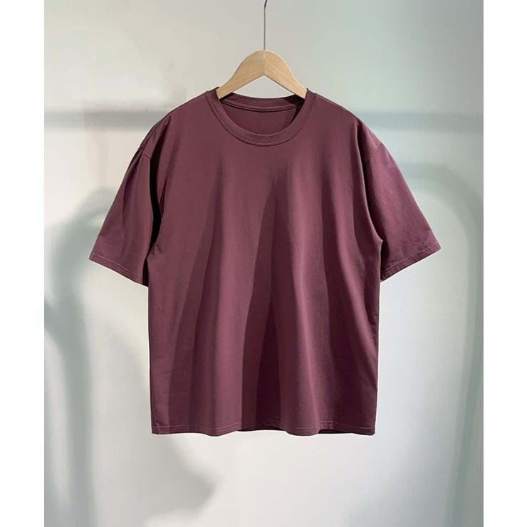 パープル | 【aimoha MEN】ベーシックモダールTシャツ | aimoha men
