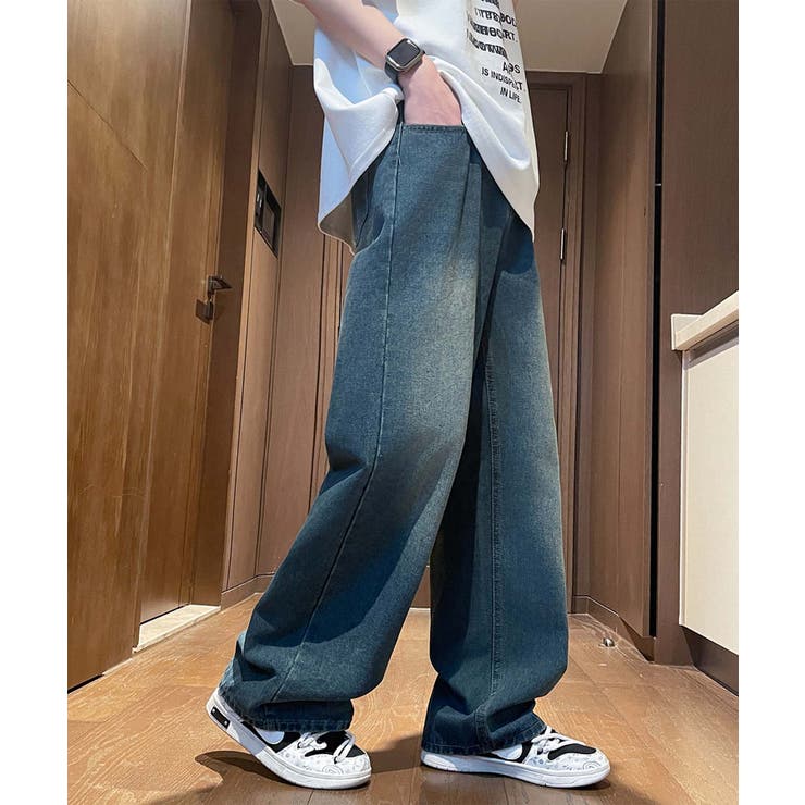 SOMETHING HANAカーブテーパードデニムパンツ|SOMETHING|サムシング