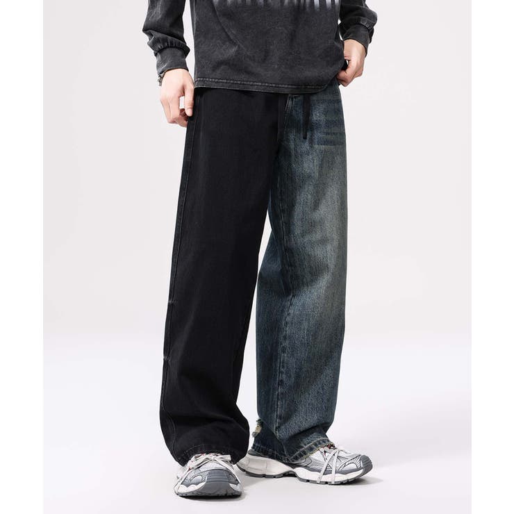 【aimoha neo】Urban Patchwork Denim | aimoha men | 詳細画像1 