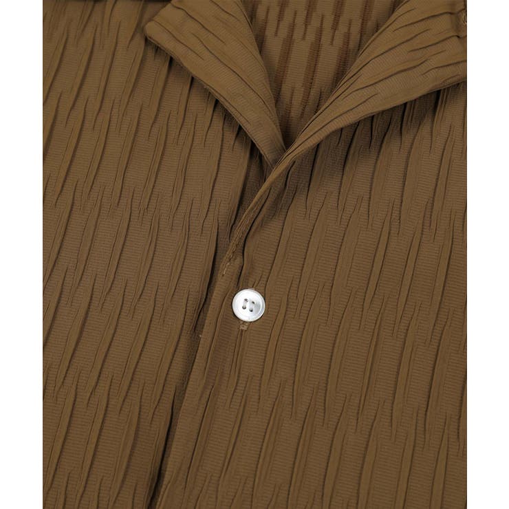 【aimoha neo】ワンポイント刺繍オープンカラーシャツ | aimoha men | 詳細画像8 