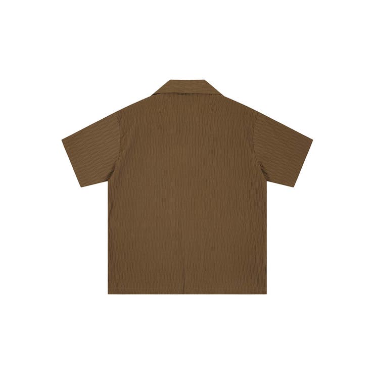 【aimoha neo】ワンポイント刺繍オープンカラーシャツ | aimoha men | 詳細画像2 