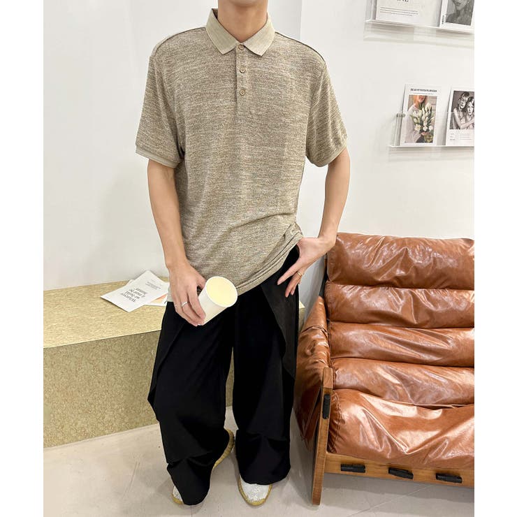 aimoha men ソフトタッチデイリーポロシャツ | aimoha men | 詳細画像3 