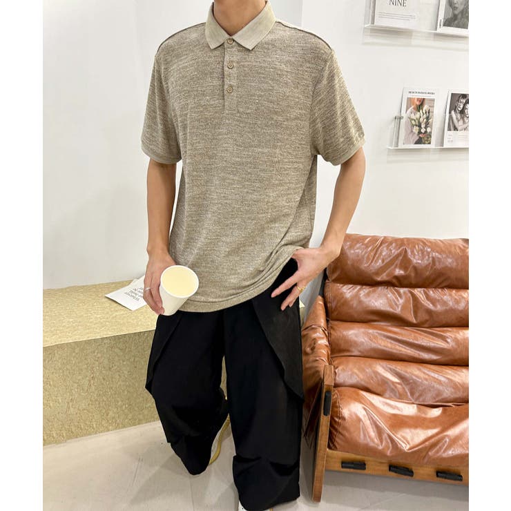 aimoha men ソフトタッチデイリーポロシャツ | aimoha men | 詳細画像4 