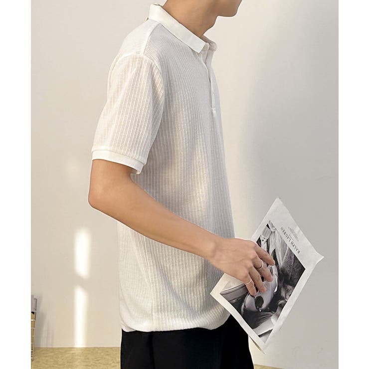 aimoha men リラックスフィットポロトップス | aimoha men | 詳細画像13 