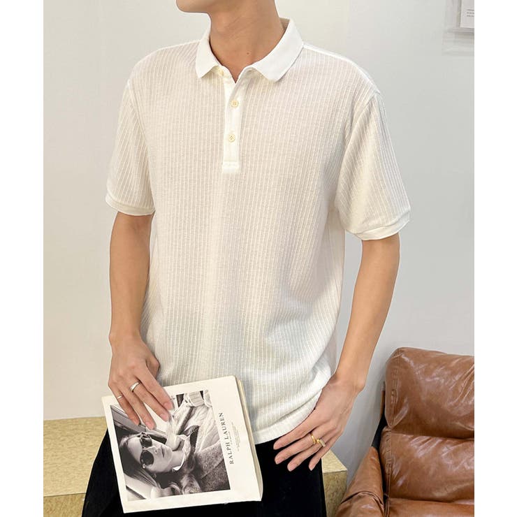 aimoha men リラックスフィットポロトップス | aimoha men | 詳細画像16 