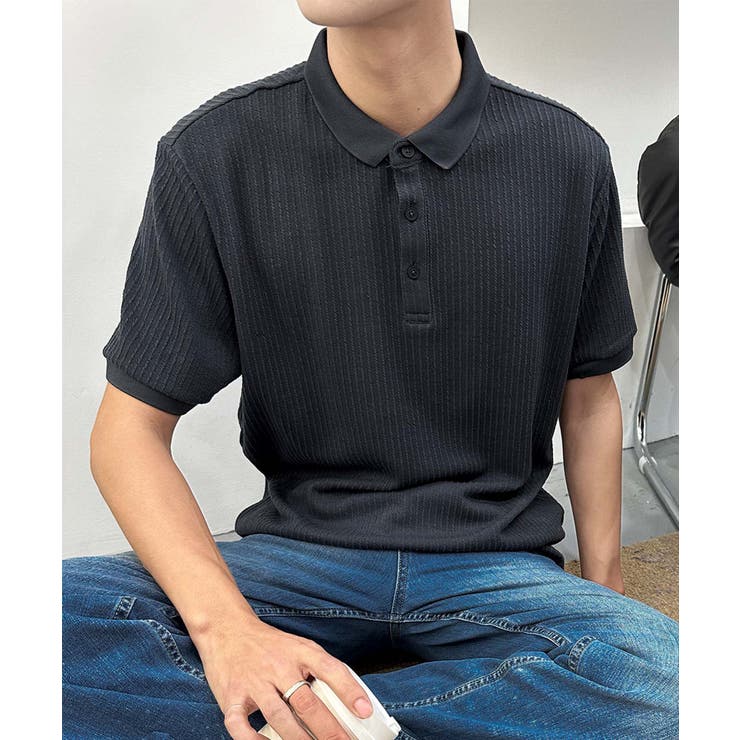 aimoha men リラックスフィットポロトップス | aimoha men | 詳細画像7 