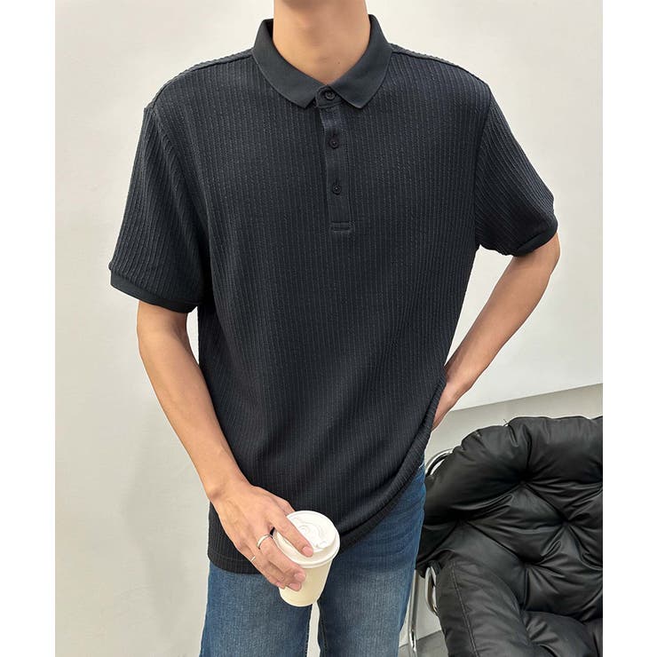 aimoha men リラックスフィットポロトップス | aimoha men | 詳細画像8 