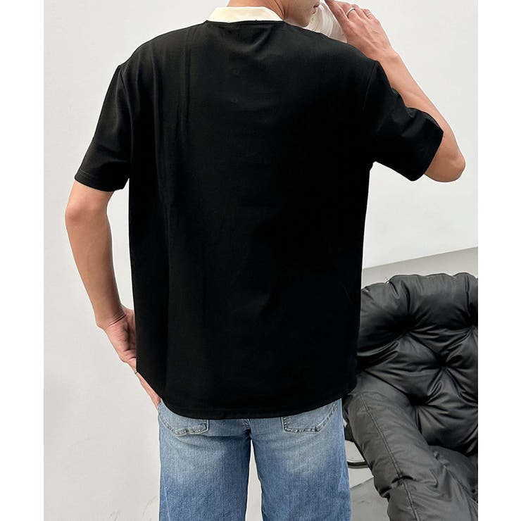 aimoha men ナチュラルトーンポロトップス | aimoha men | 詳細画像11 