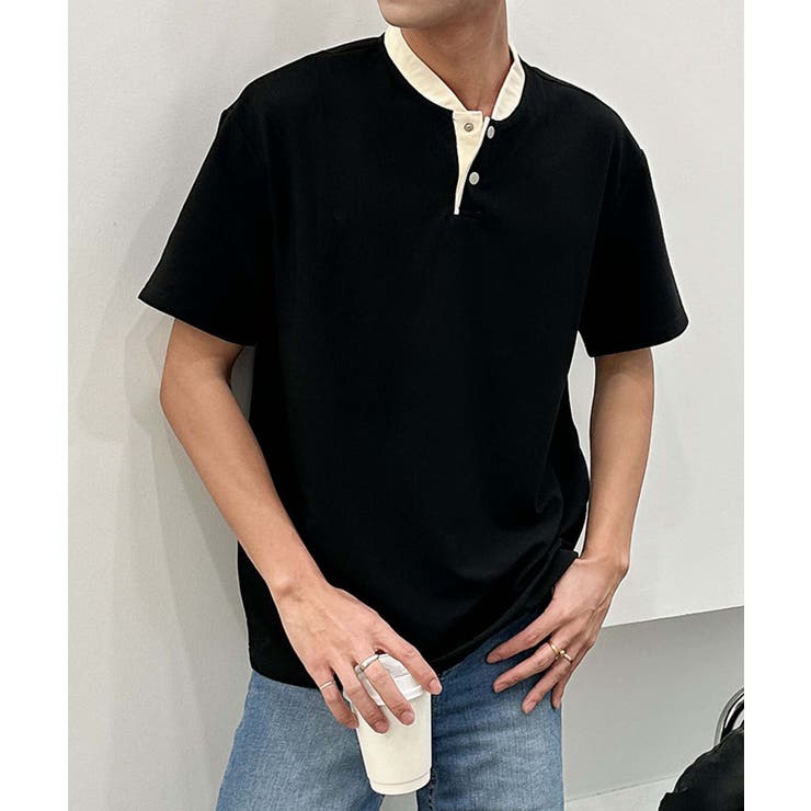 aimoha men ナチュラルトーンポロトップス | aimoha men | 詳細画像8 