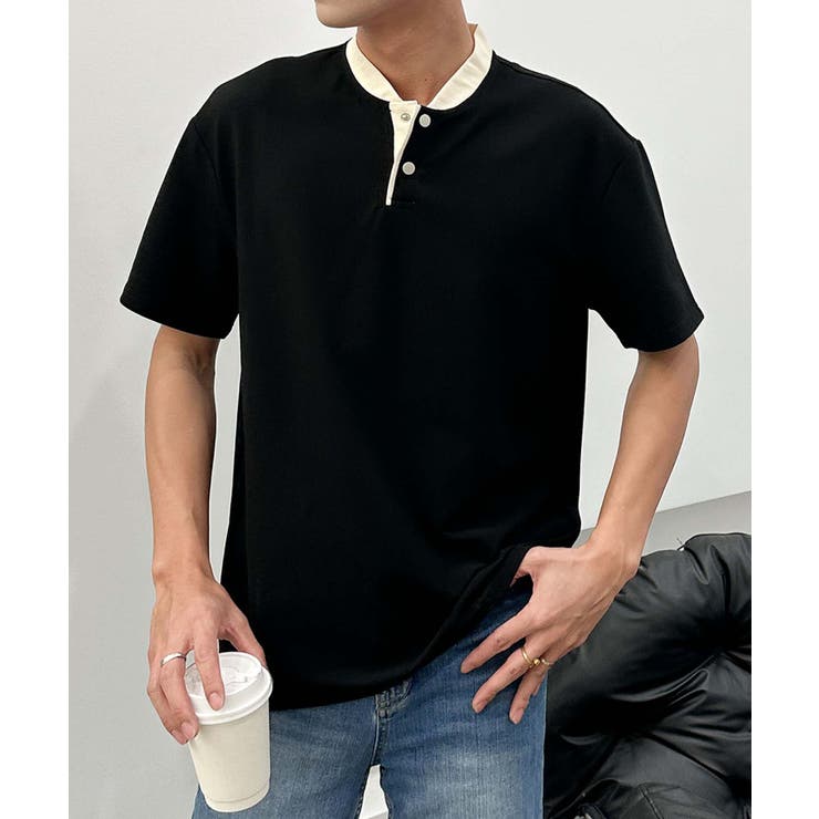 aimoha men ナチュラルトーンポロトップス | aimoha men | 詳細画像1 