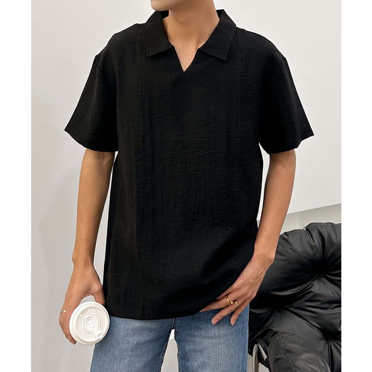 ブラック | 【aimoha neo】Urban Polo Shirt | aimoha men