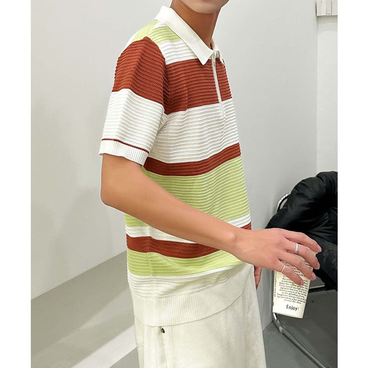 【aimoha neo】ColorChord Polo Shirt | aimoha men | 詳細画像3 
