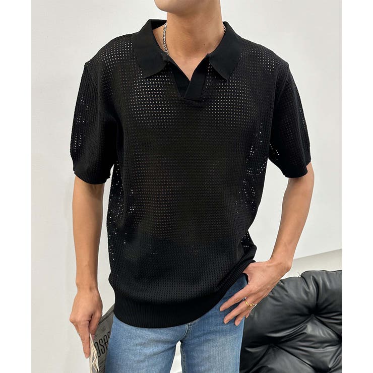 aimoha men シアーライトポロトップス | aimoha men | 詳細画像10 