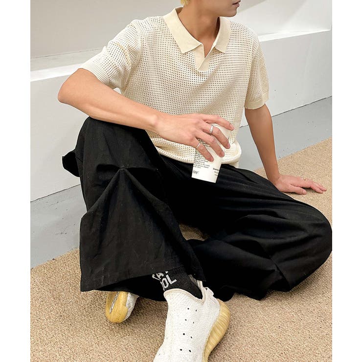 aimoha men シアーライトポロトップス | aimoha men | 詳細画像2 