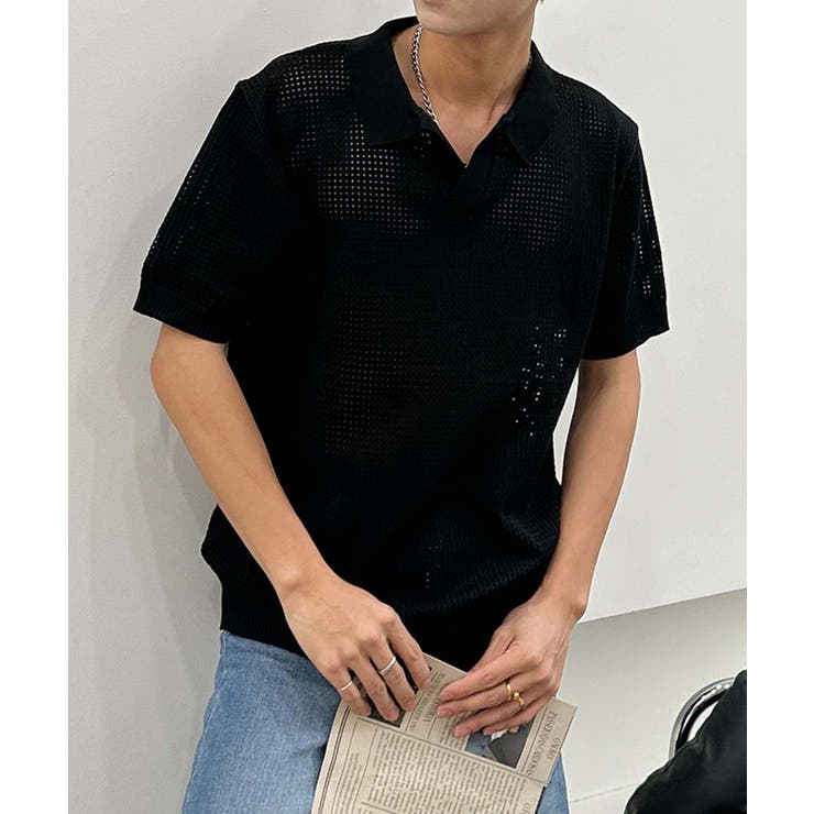 aimoha men シアーライトポロトップス | aimoha men | 詳細画像7 