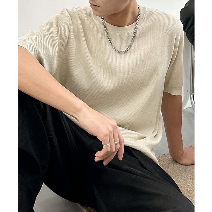 aimoha men カジュアルクルーネックニット | aimoha men | 詳細画像10 