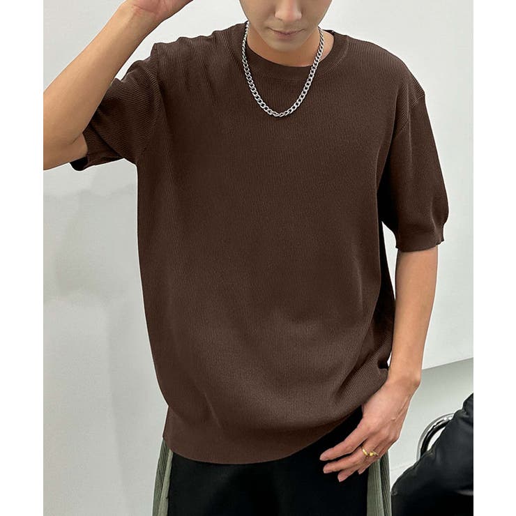 aimoha men カジュアルクルーネックニット | aimoha men | 詳細画像2 