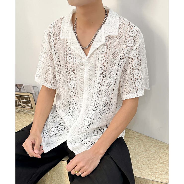 【aimoha neo】Ethereal Knit Shirt | aimoha men | 詳細画像8 