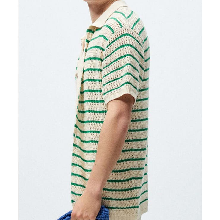 【aimoha neo】Retro Knit Polo Shirt | aimoha men | 詳細画像4 