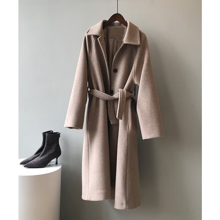 シンプルステンカラーコート レディース ロングコート | aimoha  | 詳細画像11 