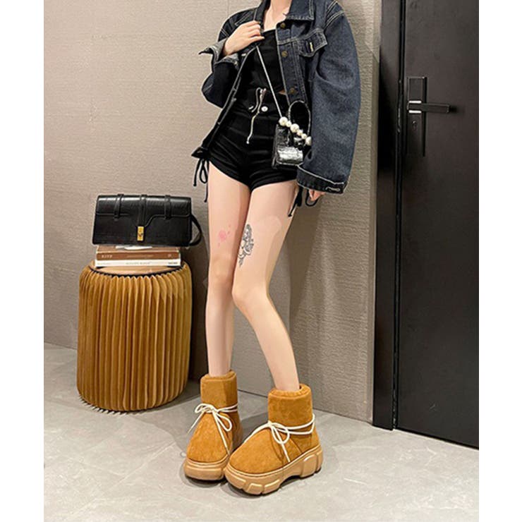 キャメル | 【shoes365】丸コロスノーブーツ【AW】 | aimoha 