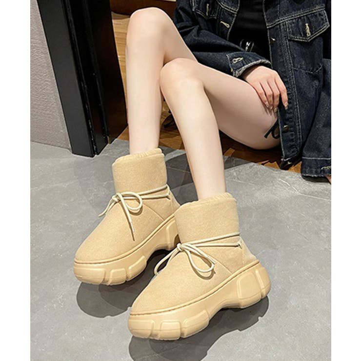 ベージュ | 【shoes365】丸コロスノーブーツ【AW】 | aimoha 