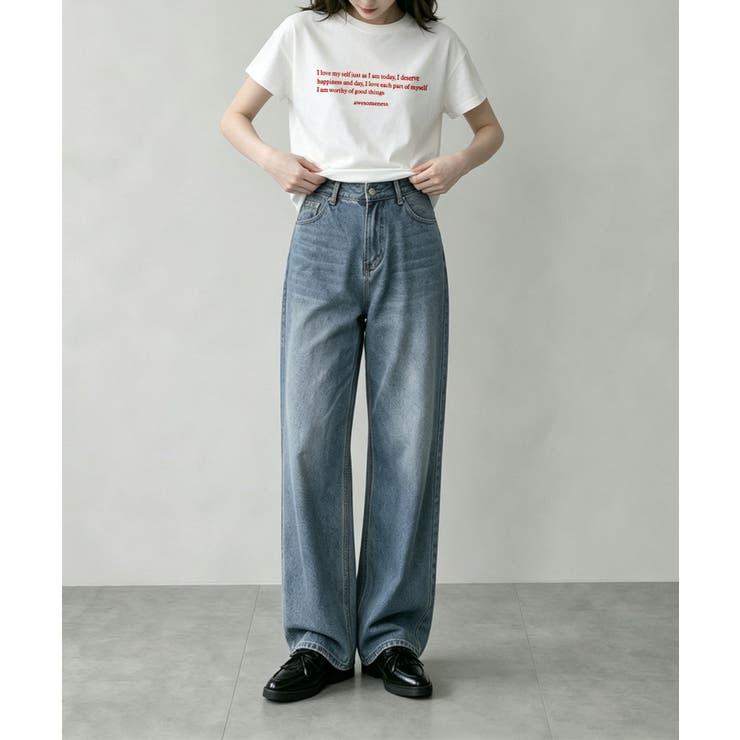 ミニメッセージロゴTシャツ | aimoha  | 詳細画像17 