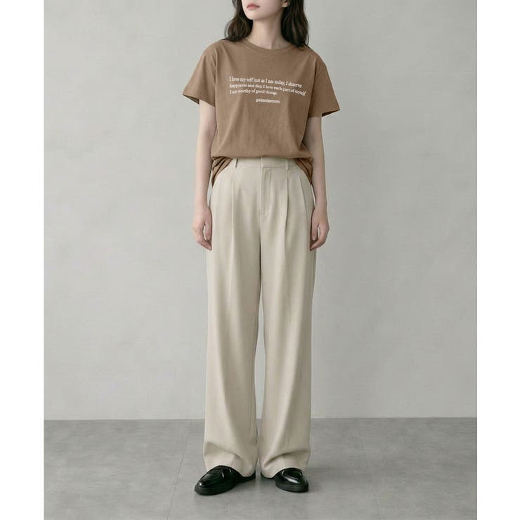 ミニメッセージロゴTシャツ | aimoha  | 詳細画像24 