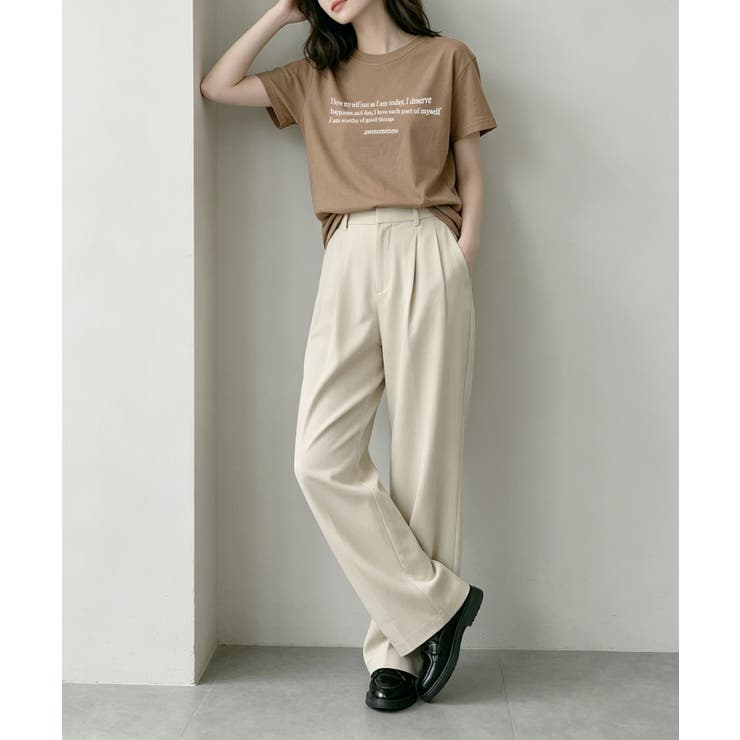 ミニメッセージロゴTシャツ | aimoha  | 詳細画像25 