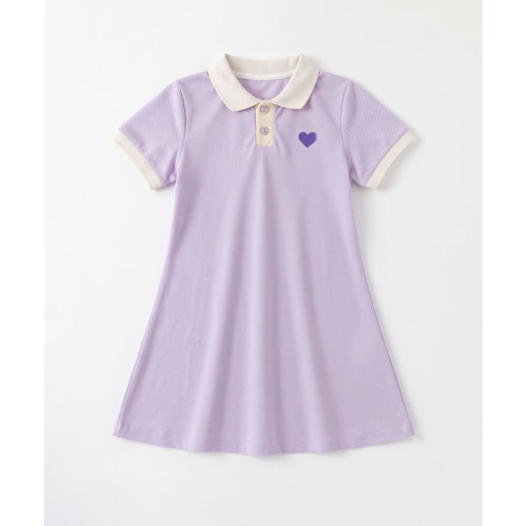 【aimoha-KIDS-】配色カラー半袖ワンピース | aimoha kids | 詳細画像5 