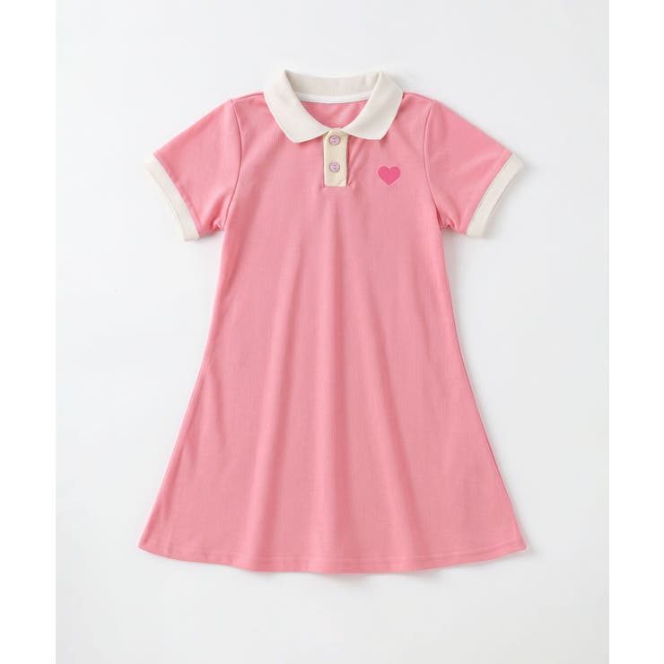 【aimoha-KIDS-】配色カラー半袖ワンピース | aimoha kids | 詳細画像6 