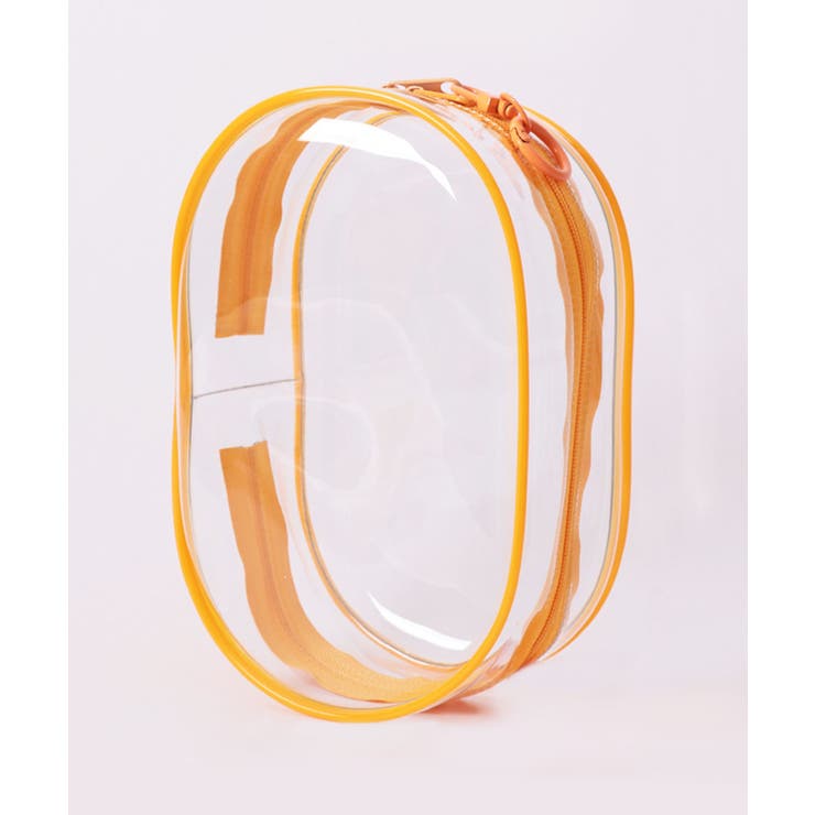 オレンジ | キーホルダー付きクリアポーチ | aimoha 