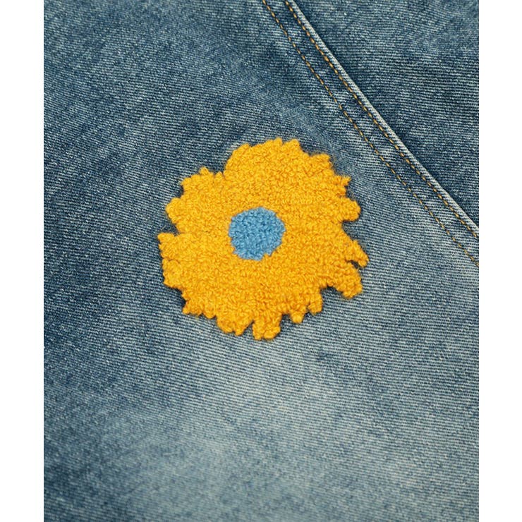 コクーン フラワーモチーフ デニムパンツ | HOOK | 詳細画像11 