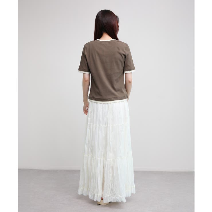 バイカラーヘンリーTシャツ | aimoha  | 詳細画像16 