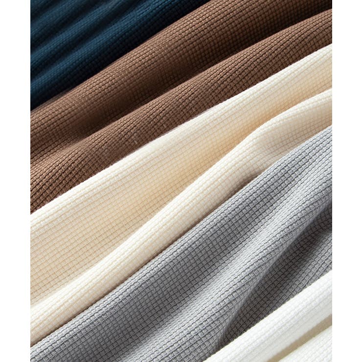 aimoha mens ワッフルロングスリーブTシャツ | aimoha men | 詳細画像8 