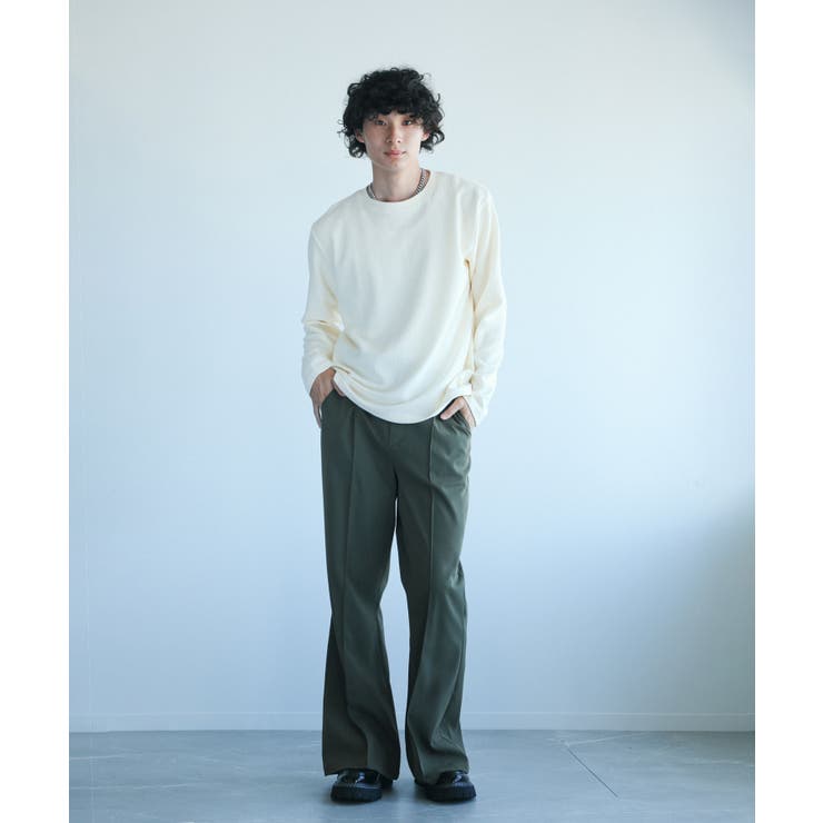 aimoha mens ワッフルロングスリーブTシャツ | aimoha men | 詳細画像25 