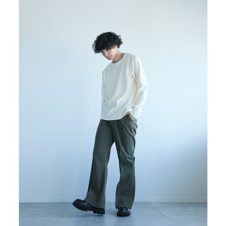 aimoha mens ワッフルロングスリーブTシャツ | aimoha men | 詳細画像27 