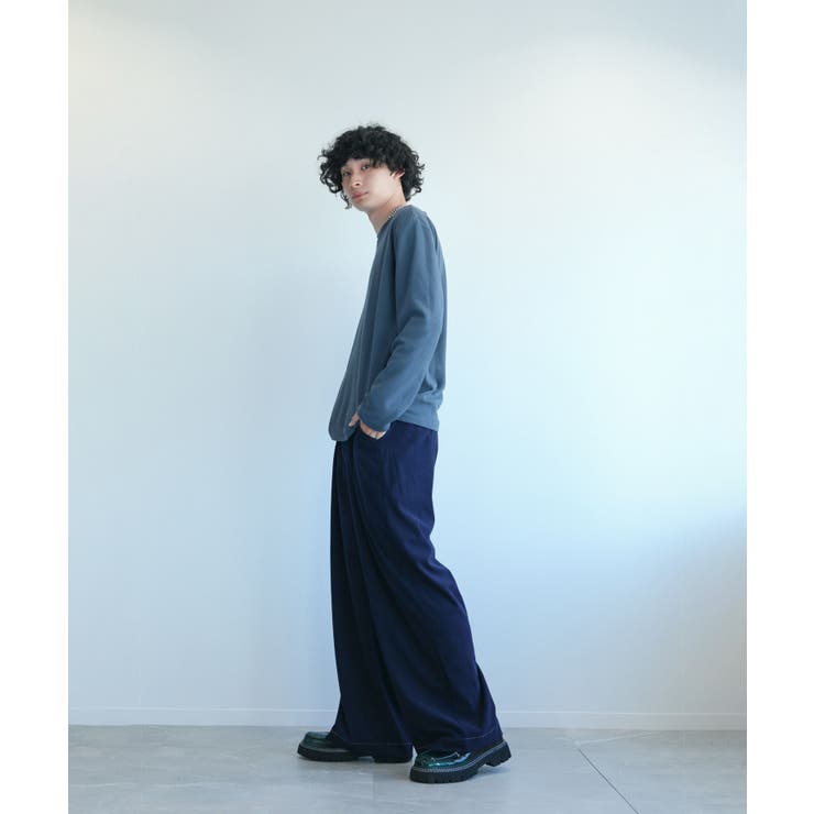 aimoha mens ワッフルロングスリーブTシャツ | aimoha men | 詳細画像35 