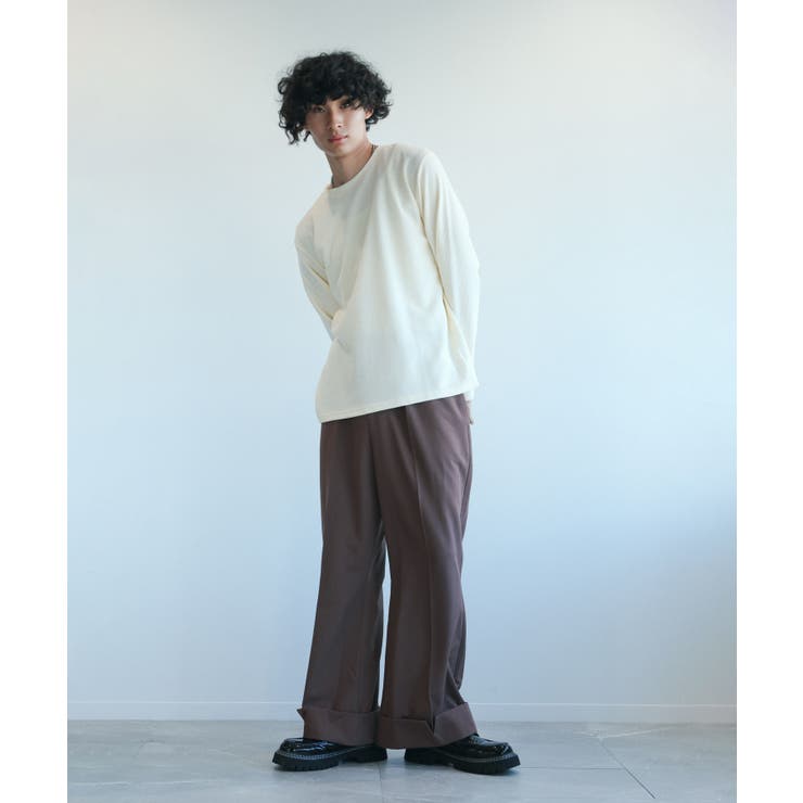aimoha mens ワッフルロングスリーブTシャツ | aimoha men | 詳細画像40 