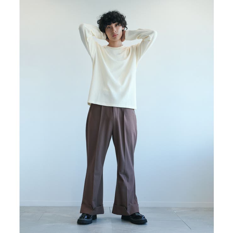 aimoha mens ワッフルロングスリーブTシャツ | aimoha men | 詳細画像41 