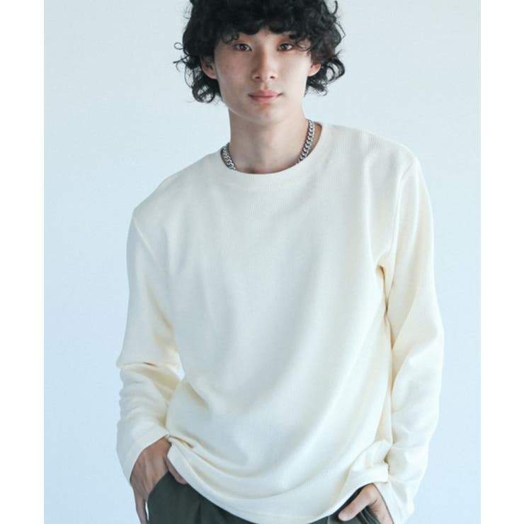 aimoha mens ワッフルロングスリーブTシャツ | aimoha men | 詳細画像44 