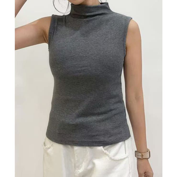 ハイネックフィットノースリーブ | aimoha  | 詳細画像10 