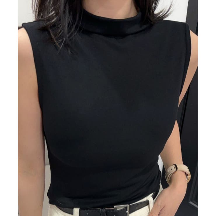 ハイネックフィットノースリーブ | aimoha  | 詳細画像2 