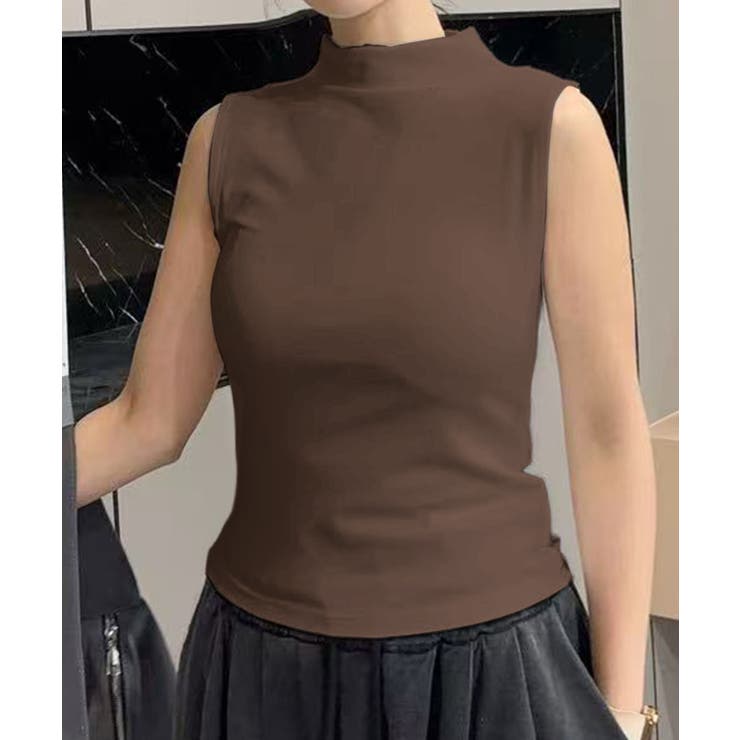 ハイネックフィットノースリーブ | aimoha  | 詳細画像8 